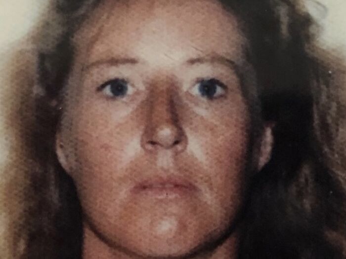 A close up shot of missing woman Joanne Butterfield