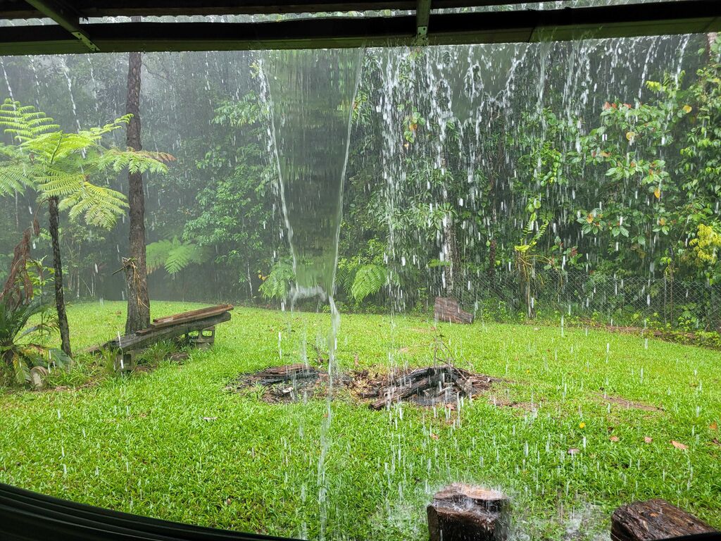 ‘Right in the middle’ Cairns showers to stick around but ease into the